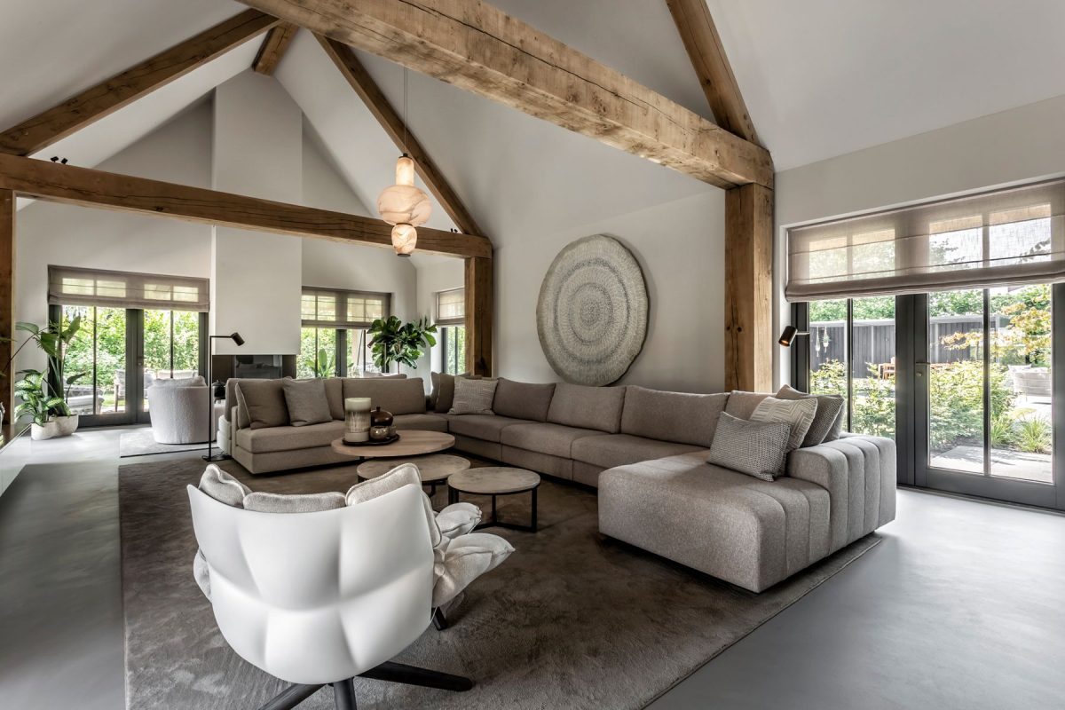 Ruime landelijk moderne villa met zwembad in Bergschenhoek - Houweling ...